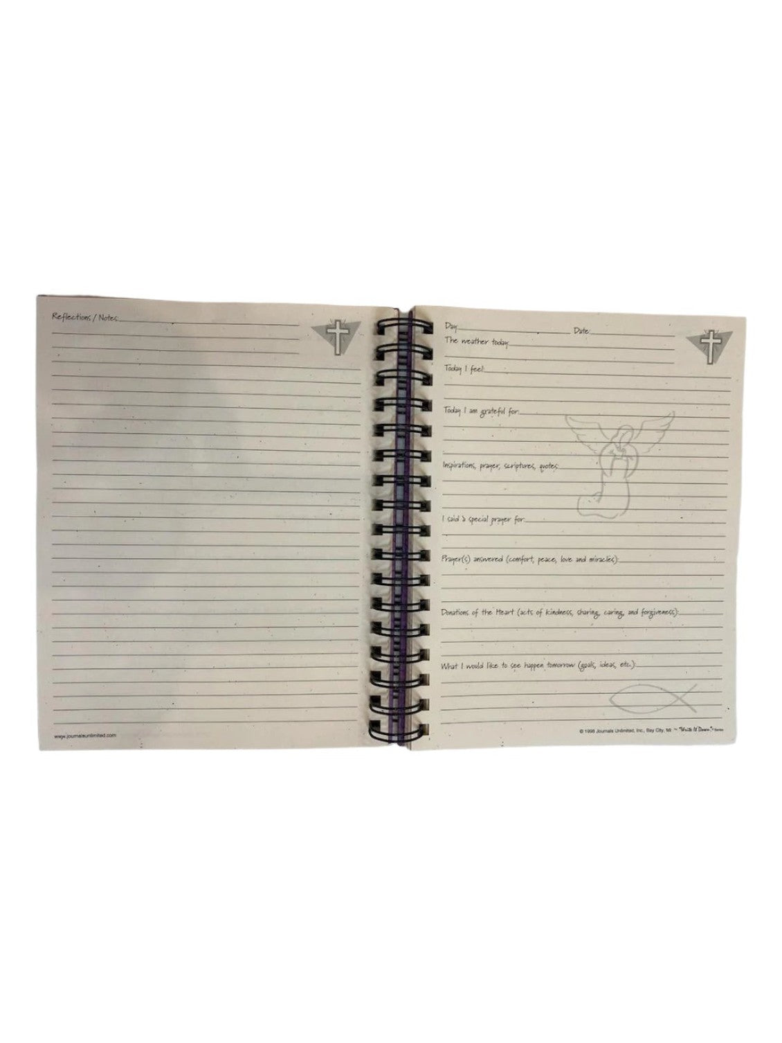 Note Book - Large Colorful - CJ-17 Prayer Journal Purple