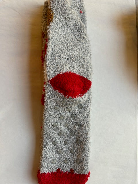 Socks-Women's-Snoozies-Slumber Sleepers -Winter Puppy-