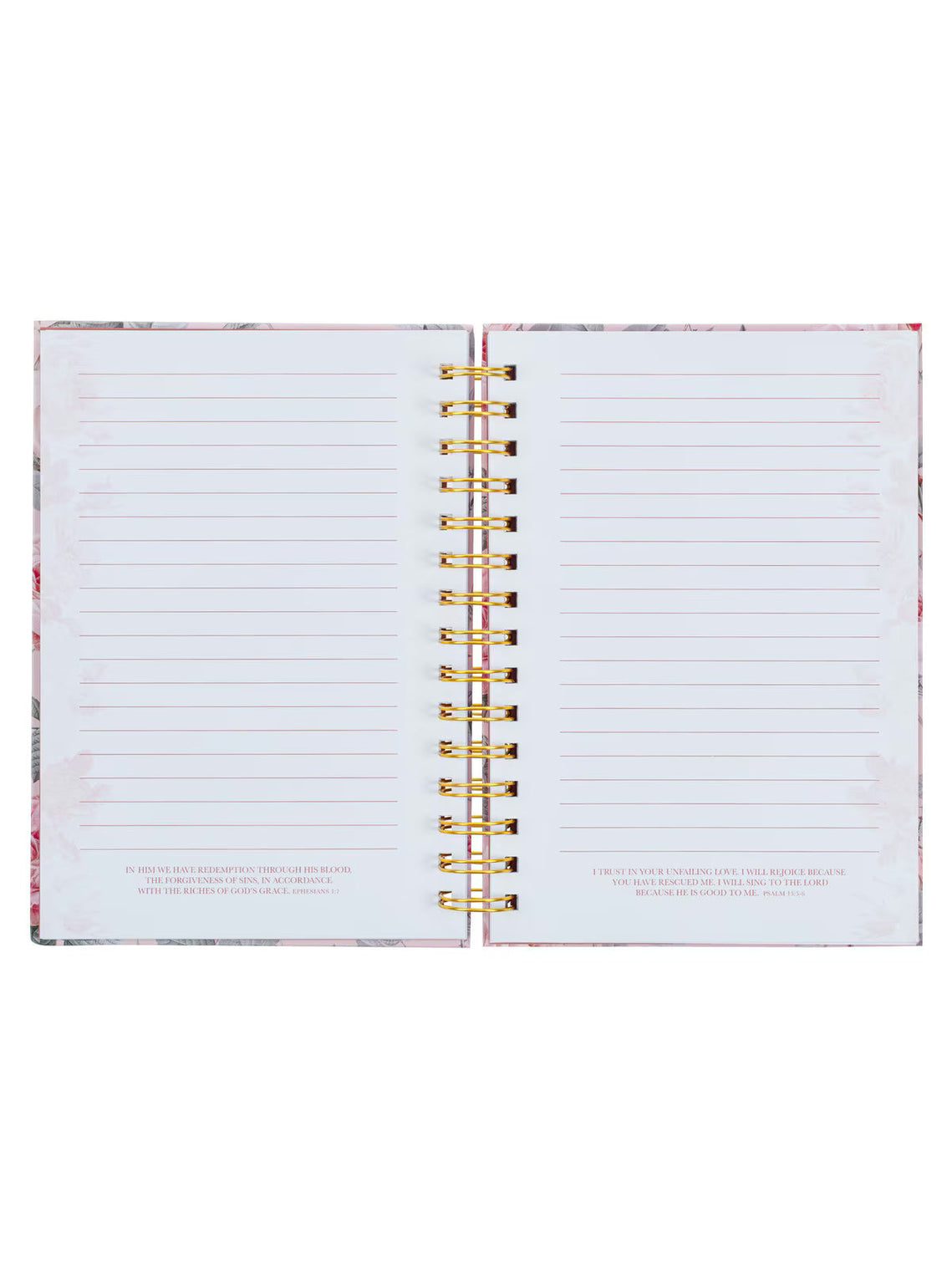 Book Journal More Precious Then Rubies Prov.31:10 Pink Floral Spiral Bound Jlw166