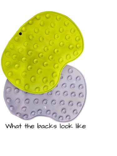 Shower Foot Scrubber Mat - Grey Blue or Green