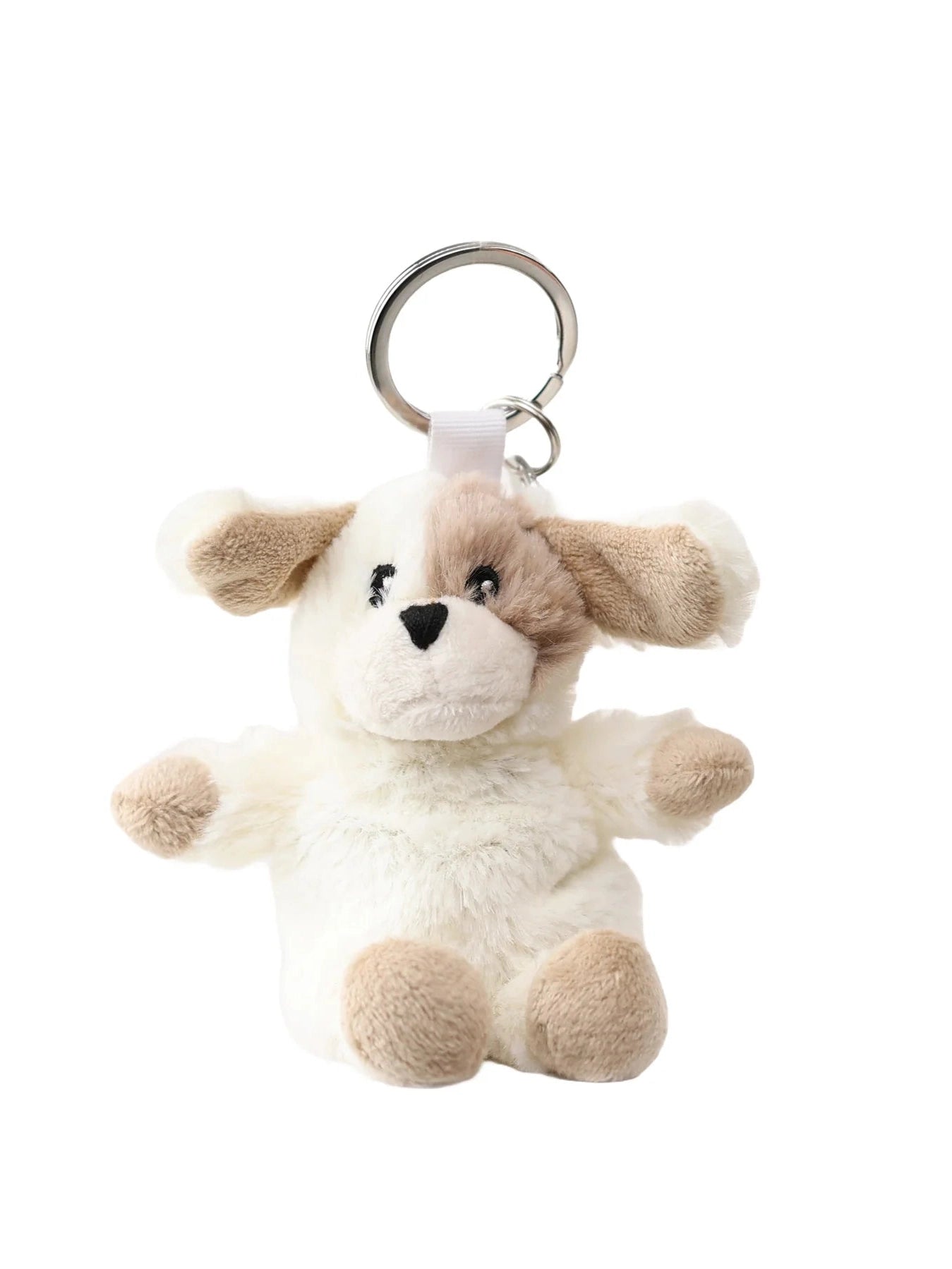 Key Ring Puppy White/Tan 5" Kr-Pup-2