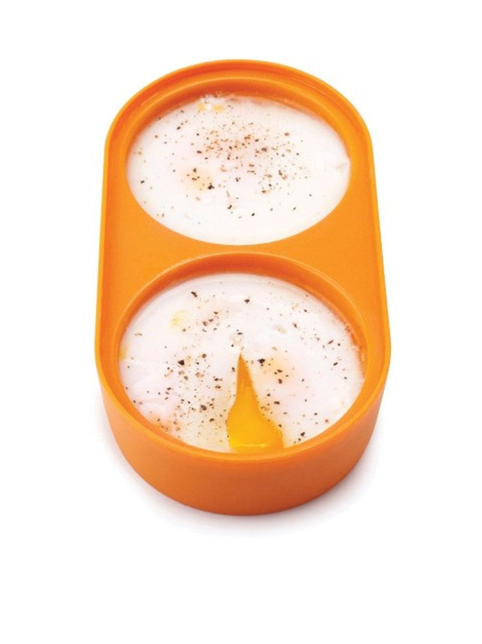 Egg Poacher Double Orange/White 50527