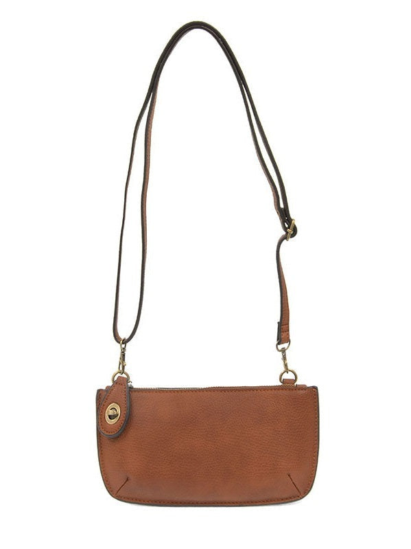 L8000-105 Women's Mini Crossbody Wristlet Clutch Dark Maple Bag