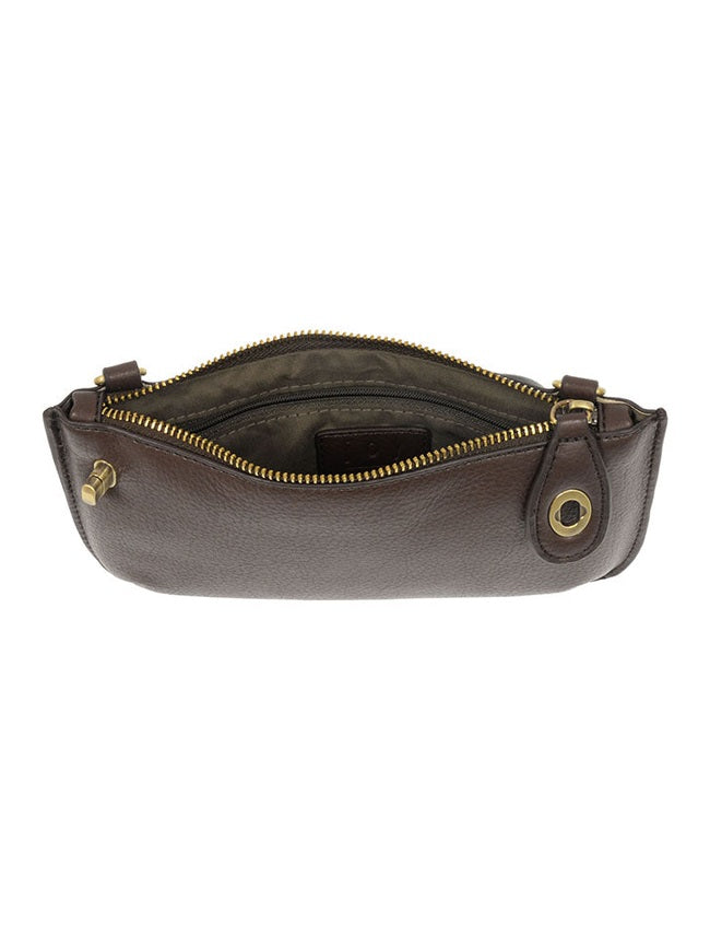 Mini Crossbody Wristlet Clutch-Dark Oak Women's Bag L8000-128