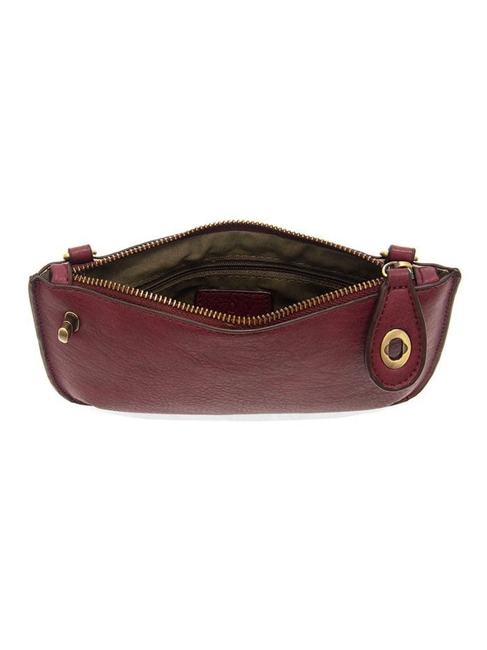 Mini Crossbody Wristlet Clutch-Red Violet-Women's BagL8000-145