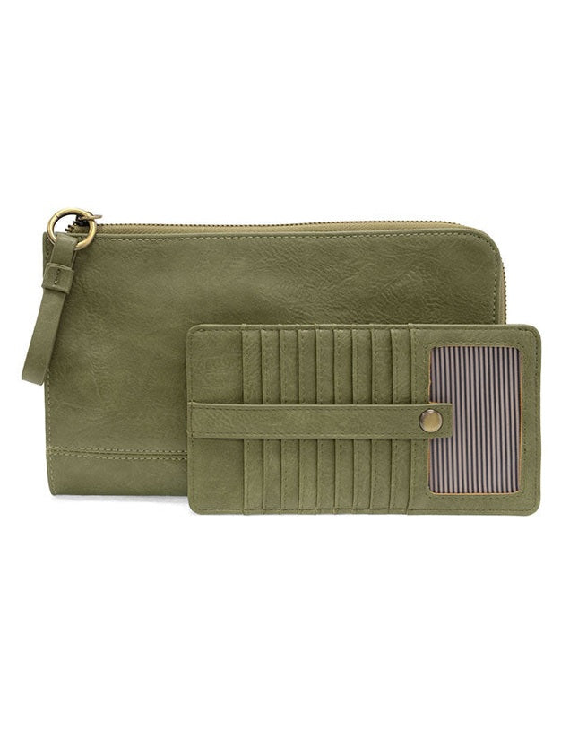 Wristlet/Wallet Karina Convertible Eucalyptus L8082-030 – Razberry