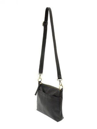 Layla Top Zip Crossbody Bag - L8105-00 - Women's BLACK