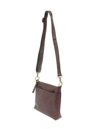 Layla Top Zip Crossbody Bag - L8105-53 - Women's OXBLOOD