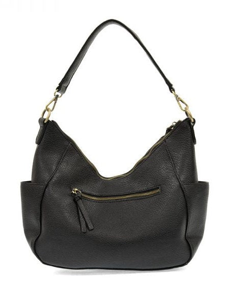 Trish Convertible Hobo Bag L8116-00 - Women's BLACK