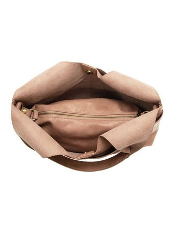 4 Pocket Hobo Bag - L8137-74-DUSTY MAUVE- Women's