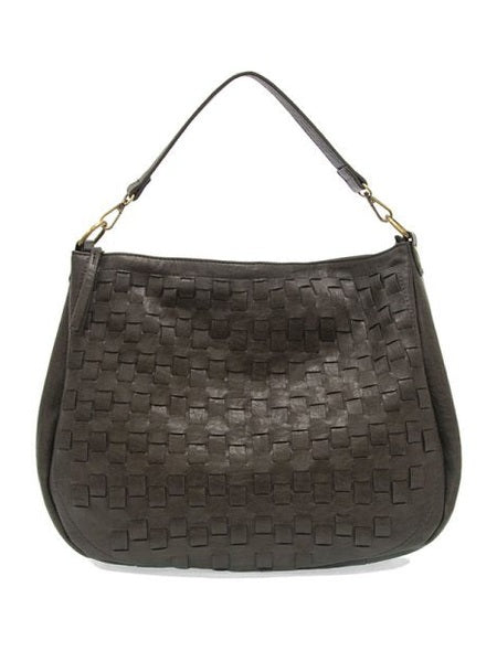 Kali Woven Slouchy Hobo Bag - L8146-98 - Women's CHARCOAL