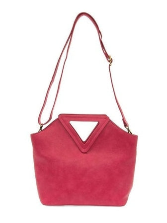 Sophie Triangle Handle Bag - L8167-76 - Women's HOT PINK