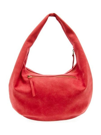 Bianca Soft Crescent Shoulder Bag - L8204-05 - Women RED