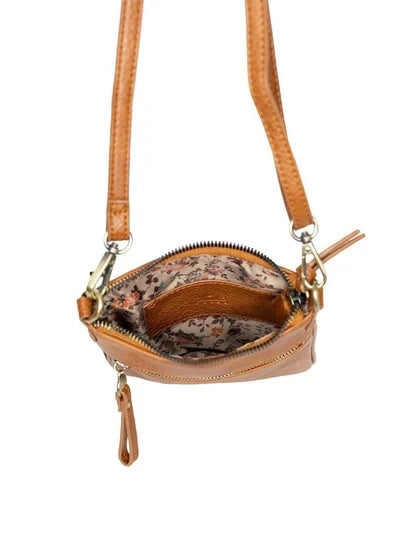 Crossbody Cognac Bown Lia Phone Women's L8374-64