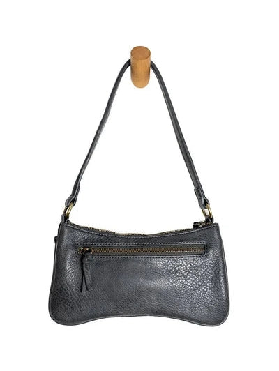 Joy Susan- Crossbody Shadow Grey Nicolette Curved Top Zip Women's L8375-45