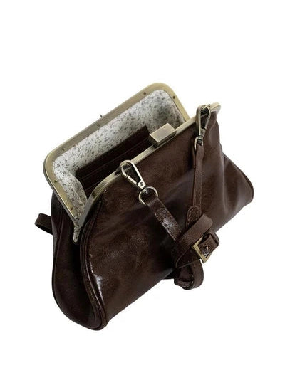 Joy Susan- Crossbody Chocolate Brown Elsa Small Frame Women's L8381-02