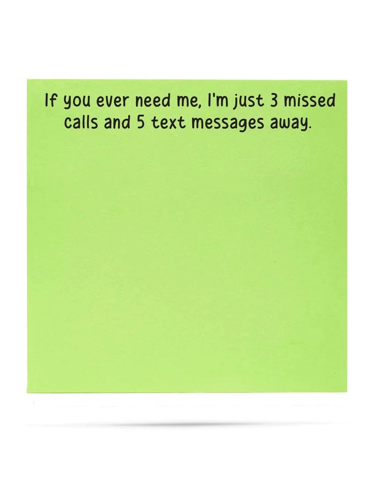 Sticky Notes Just Missed 3 Calls 3x3" In035