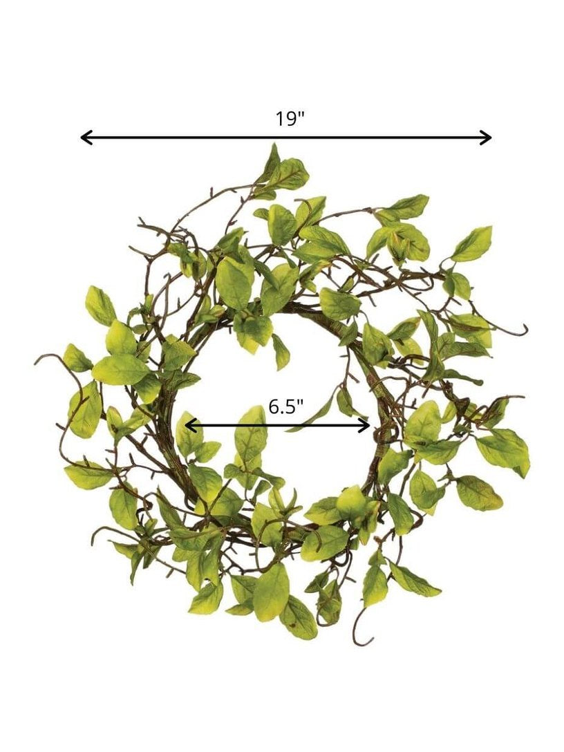 Accent Ring 6.5" Leaf & Twig Lt6