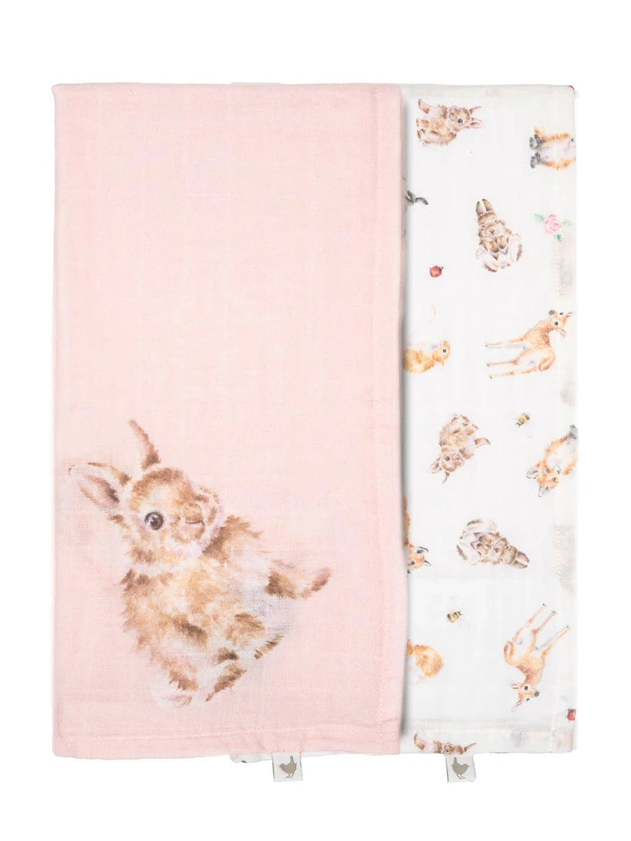 Muslin Baby Squares Little Forest 2Pk Ltw-Mus001