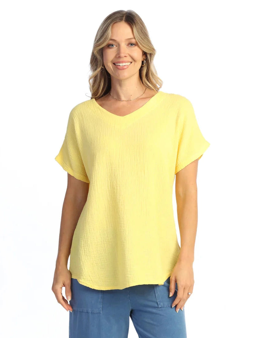 M104-JSun Oringish YellowTunic Top Women's