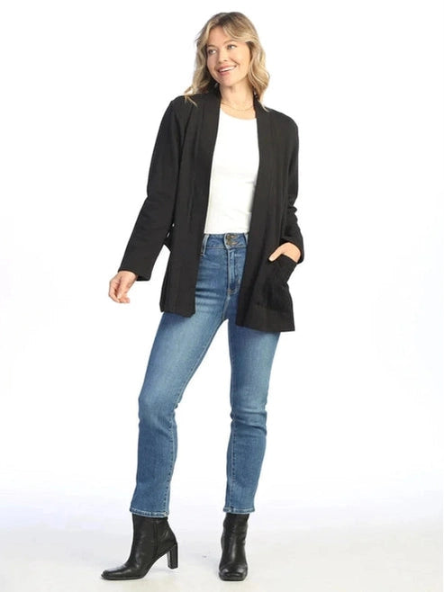 M90-Jet Black Kimano Jacket