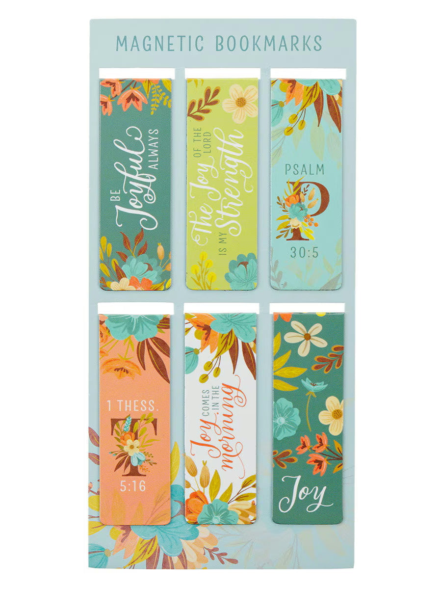 Magnetic Bookmark Cool Florals Mgb101