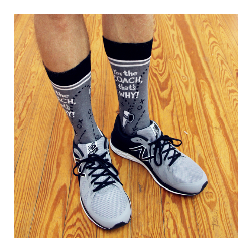 Men's Sock - I'm the Coach, That's Why - 6882M 