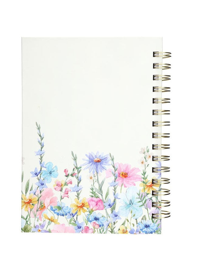 Notebook Spiral Bound Grow Positive Thoughts 6x8"Lined Pages Not2011