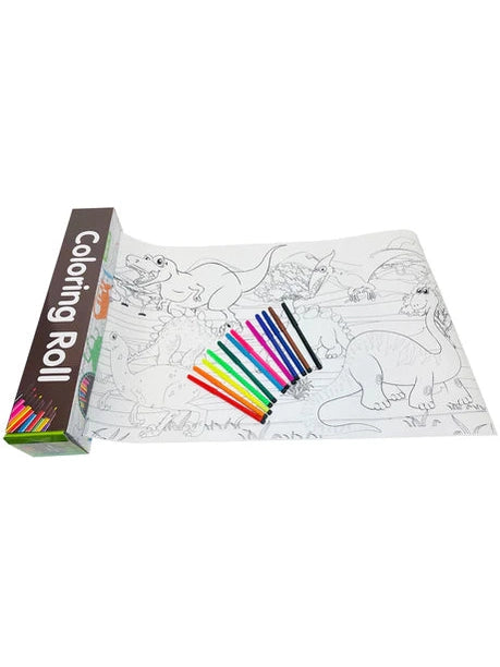 Coloring Roll Dinosaur Explore Large Children's pap010