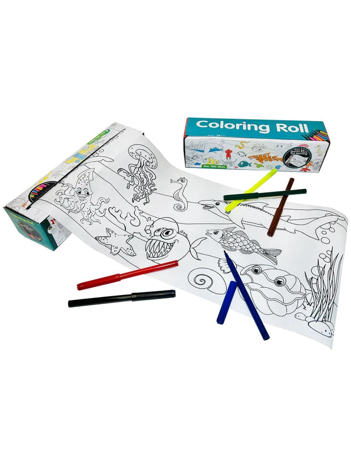 Coloring Roll Underwater World Small Children's pap012