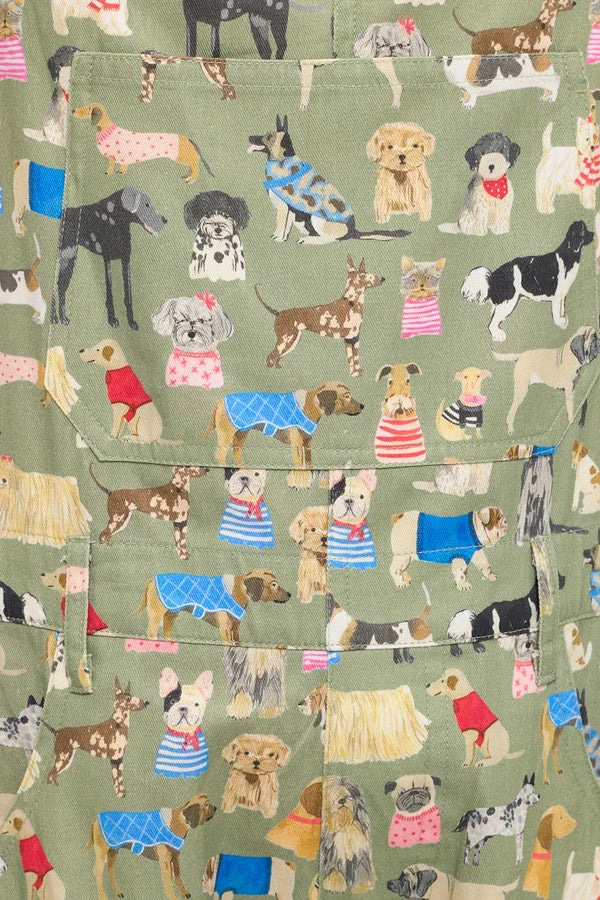 Overalls Colorful Dogs Breeds AW2691