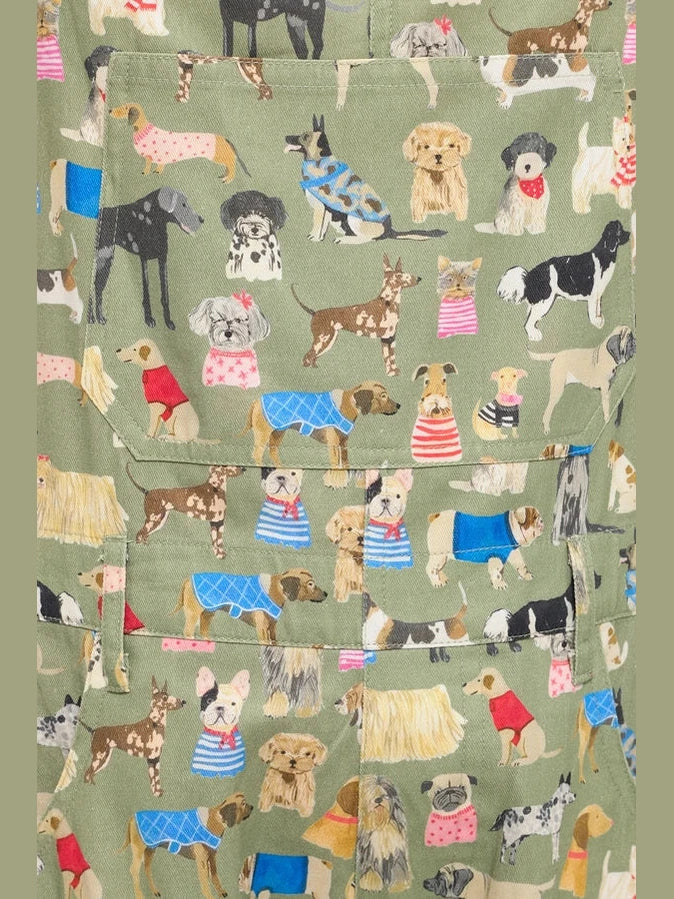 Overalls Colorful Dogs Breeds AW2691