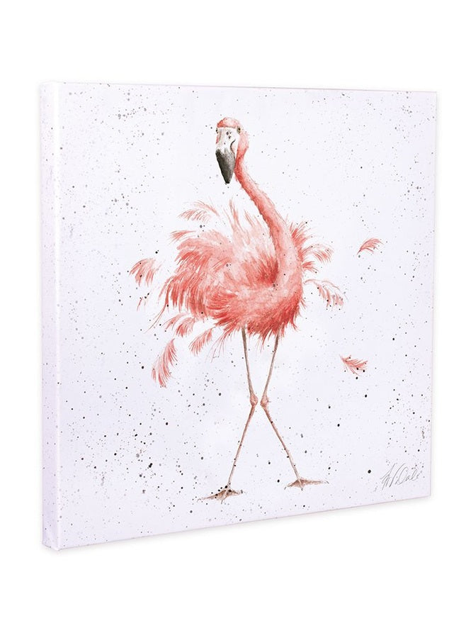 Wrendale Canvas Art OC005 Flamingo