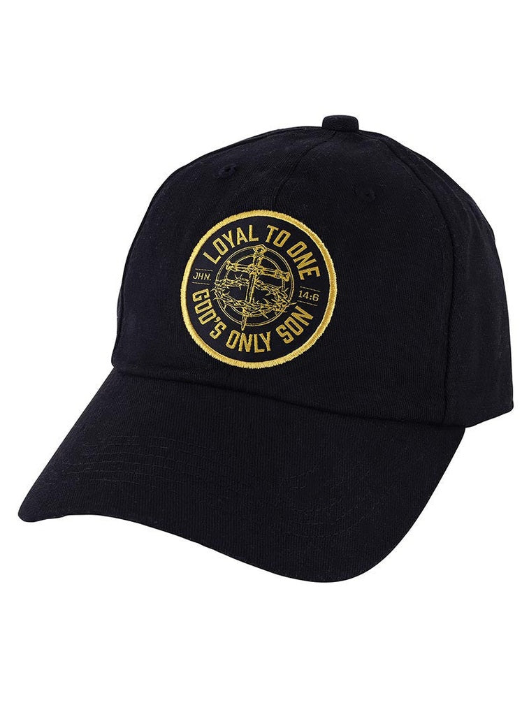 Hat Loyal To One God's Only Son Black/Gold R7733