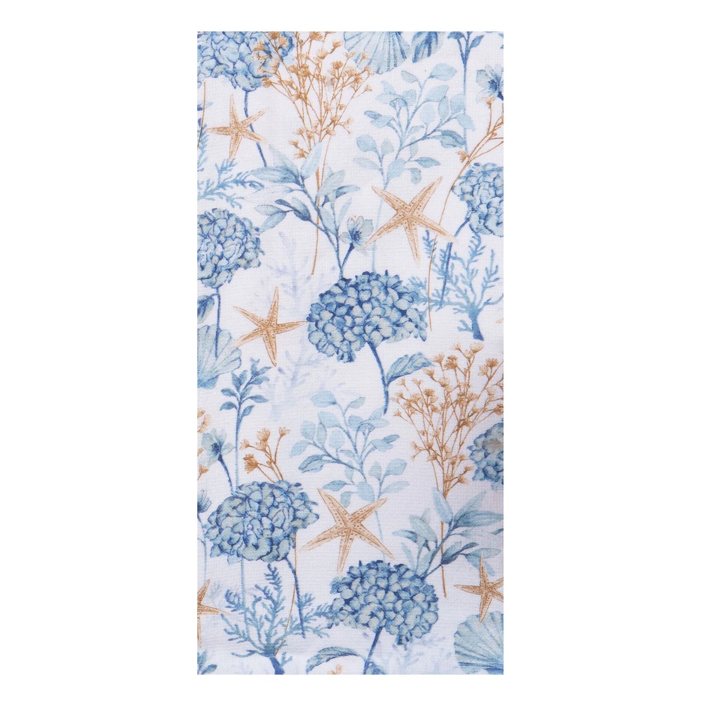 Tea Towel Beach Vibes Hydrangea Toss Dual Purpose Terry R8356