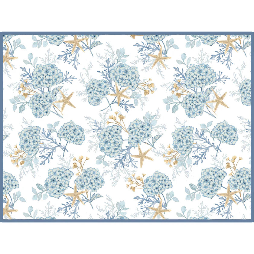 Drying Mat Micro Fiber Counter Top Beach Vibe Blue R8358