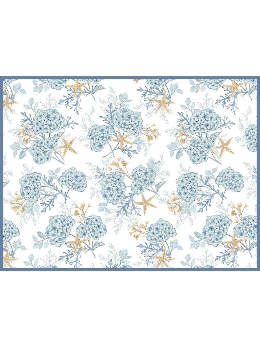 Drying Mat Micro Fiber Counter Top Beach Vibe Blue R8358