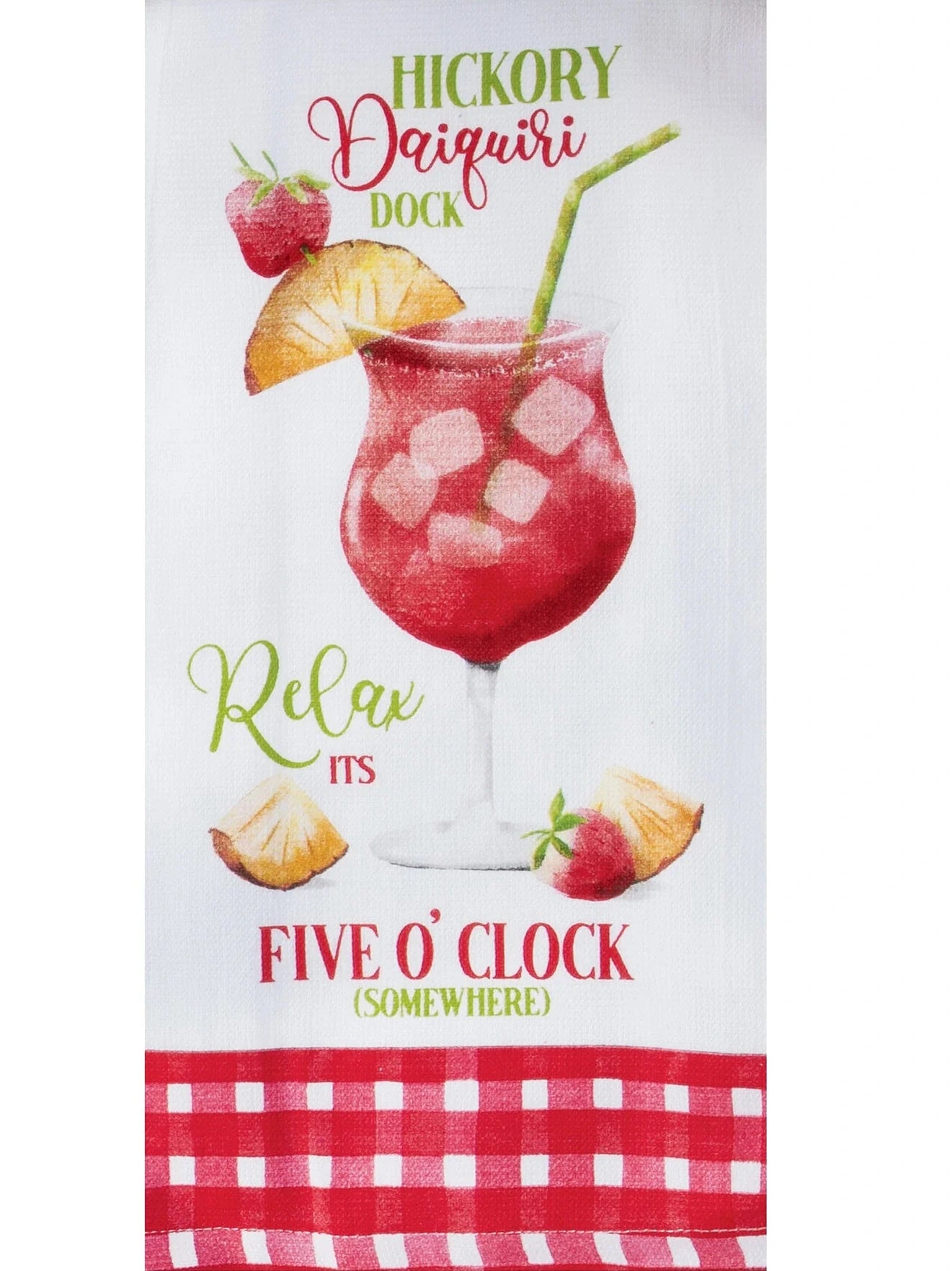 Tea Towel Summer Sippin Daiquiri Dual Purpose Terry R8432
