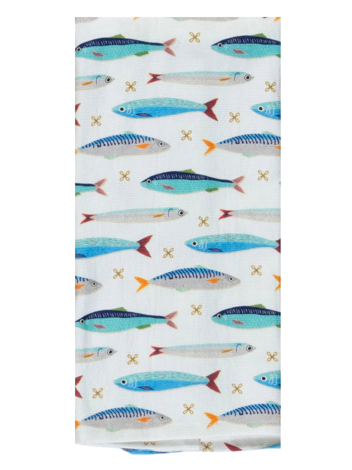 Tea Towel Fish All Over Dual Purpose Terry R8470
