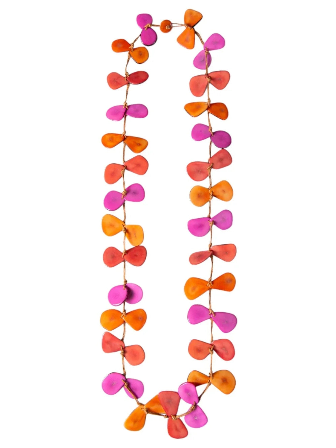 Necklace Slice Fuchsia Como SC410-FS-COMBO