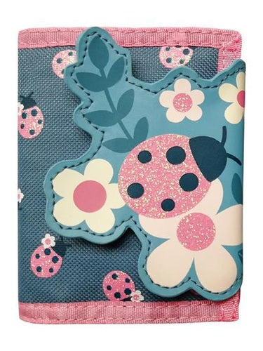 Wallet Blue/Pink Ladybug Children's Sj-5201-60c