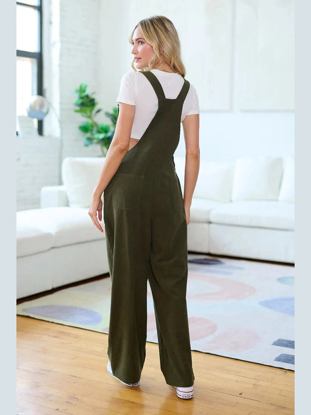 Sm-Overalls Classic Green Corduroy AW2551
