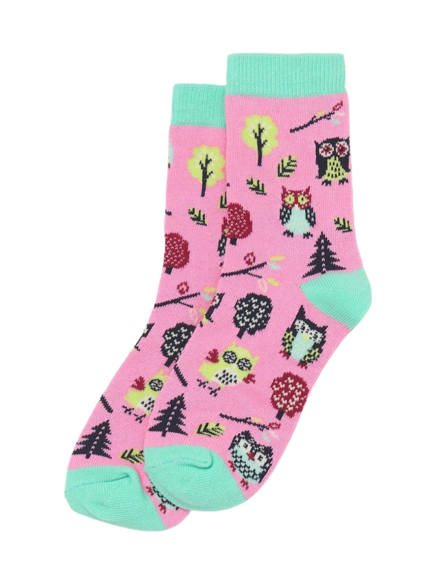 Children's Socks Owl's Pink So3owls151