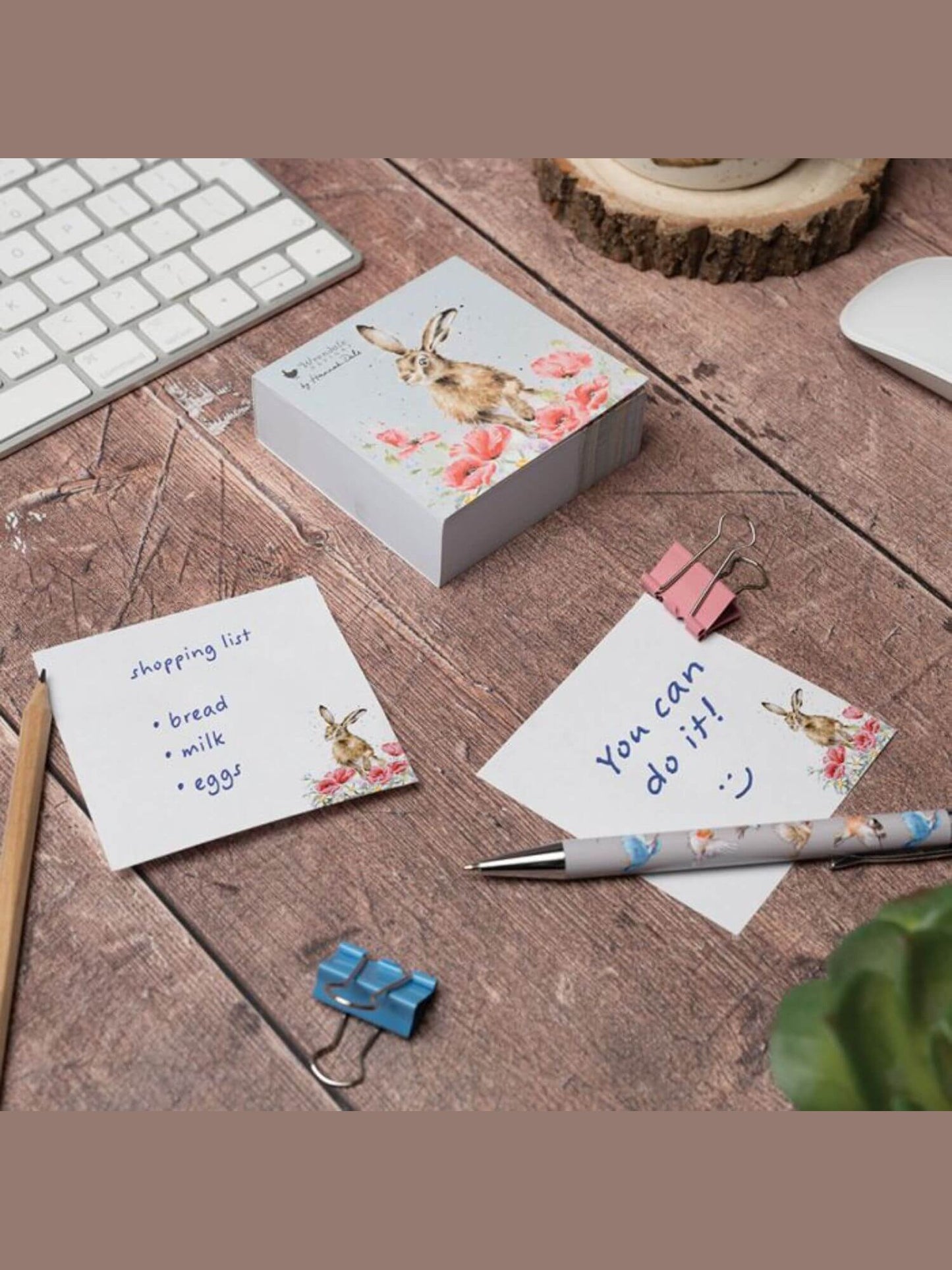 Notepad Sticky St004 Hare Fields Of Flowers