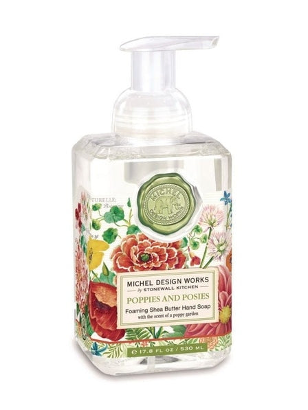 Foaming Soap 17.8 fl oz bottles Poppies & Posies # 801385