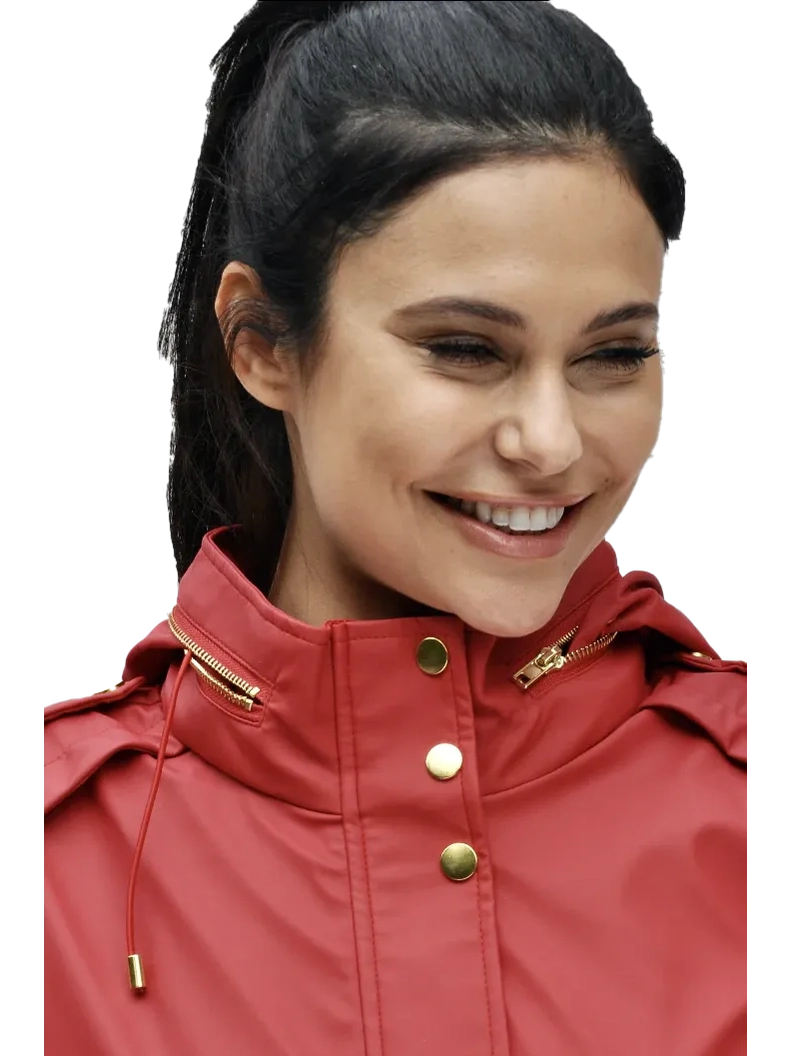 Rain coat, Wind breaker Water Proof - CHARCOAL Serena