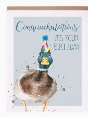 Card Apac001 Conquackulations It's You Birthday