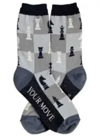 Women's Sock - Chess - 7088