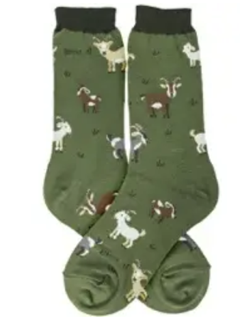 Women's Sock - Goats - 7058