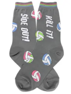 Women's Sock - Side out Kill it Volley ball - 7013